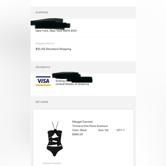 Maygel Coronel - Trinitaria One-Piece Swimsuit - Only Size - Picture 2 of 4